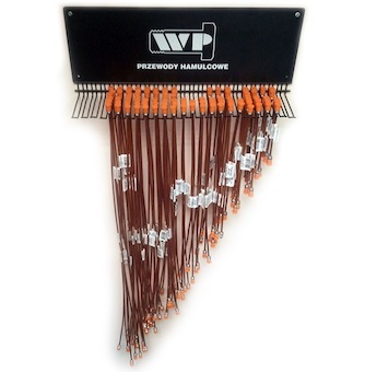 brzdová trubka 5mm - 40cm koncovky M10x1