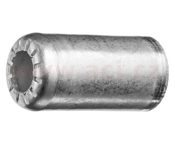 krytka (hliniková) pro namačkávací fitinky pro hadice G6 (světlost hadice 8 mm) s redukovaným vnějším průměrem hadice 14.7 mm