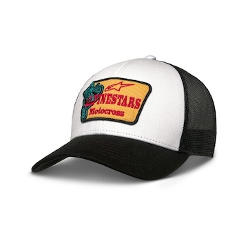 kšiltovka HARDWARE TRUCKER, ALPINESTARS (bílá/černá)
