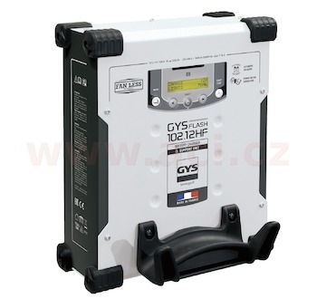 nabíječka/stabilizovaný zdroj GYSFLASH 102.12 HF 12 V, 5-1200 Ah, 100 A, kabely 5 m, menu v češtině