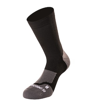 ponožky PEAK SHORT, UNDERSHIELD (šedá/černá, vel. 35/38)