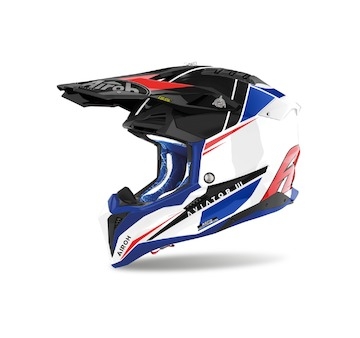 přilba AVIATOR 3 Push, AIROH (modrá/červená, vel. 2XL) 2024