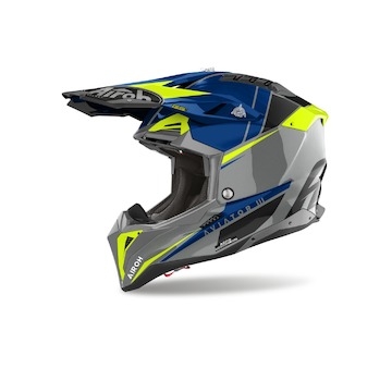 přilba AVIATOR 3 Push, AIROH (modrá, vel. M) 2024