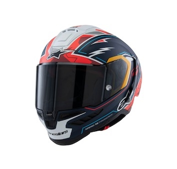 přilba SUPERTECH R10 limitovaná edice PEDRO ACOSTA, ALPINESTARS (modrá/červená/bílá matná, vel. S)