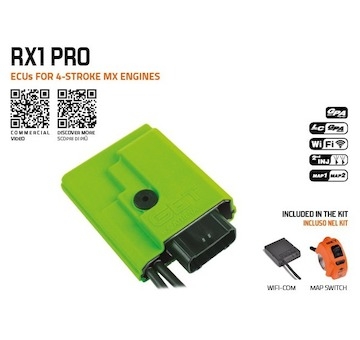 řídící jednotka RX1 PRO s přepínačem MAP, GET (kit-ECU+přepínač MAP+WifiCOM)