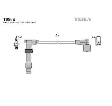 zapalovací kabely sada TESLA T986B
