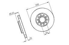 brzdový kotouč 288mm - Zimmerman