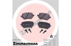 destičky brzdové zadní Zimmermann