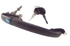 klika vnější levá přední s zámkem + klíč